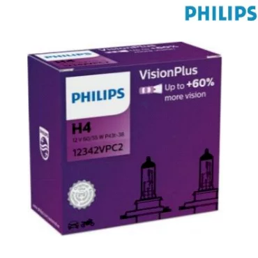Philips VisionPlus H4 +60%