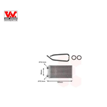 Радиатор печки Trafic 1.9-2.5 (WEZEL)