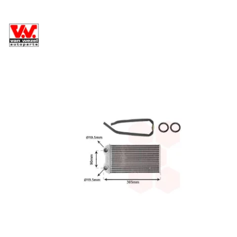 Радиатор печки Trafic 1.9-2.5 (WEZEL)